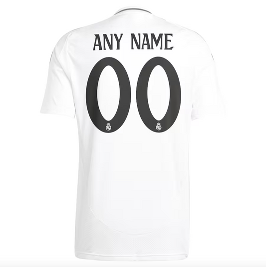 Custom Name Real Madrid Home 24/25 Jersey