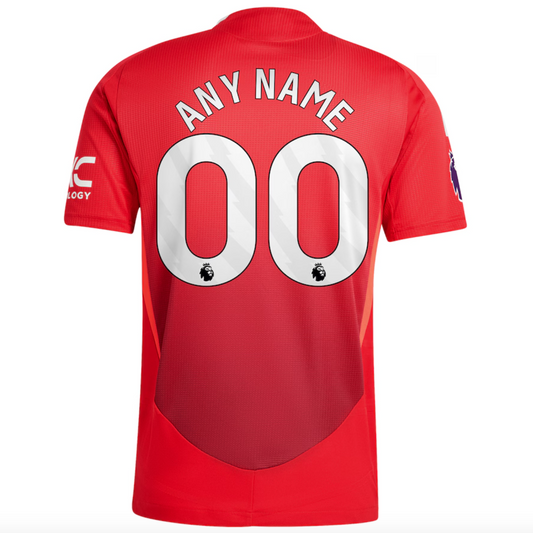 Custom Name Manchester United Home 24/25 Jersey