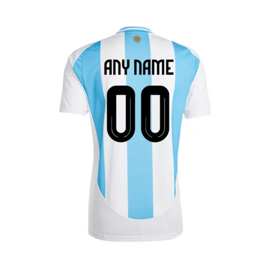 Custom Name Argentina Home 24/25 Jersey